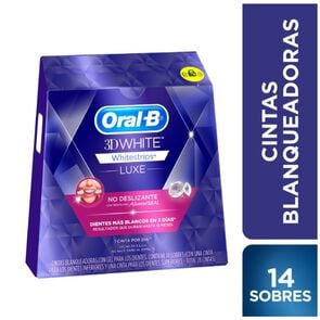 3D White Whitestrips Luxe Cintas Blanqueadoras 14 Unidades - Oral-b