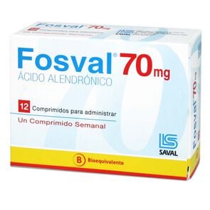 Fosval Alendronato 70 mg 12 Comprimidos - Saval