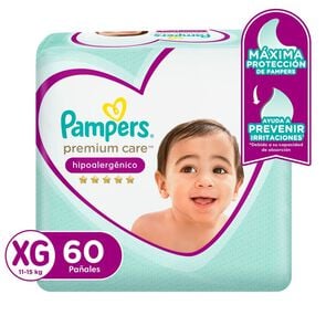 Product image of Premium Care Pañales Desechables XG 60 Unidades - Pampers