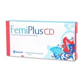 Femiplus CD Drospirenona 3 mg Etinilestradiol 0,03 mg  28 Comprimidos Recubiertos - Eurofarma