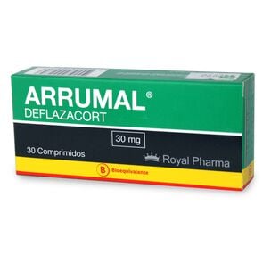 Arrumal 30 Deflazacort 30 mg 30 Comprimidos - Royal pharma