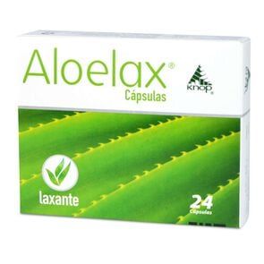 Aloe Lax Aloina 130 mg 24 Cápsulas - Knop