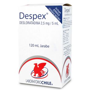 Despex Desloratadina 2,5 mg / 5 ml Jarabe 120 mL - Laboratorio chile