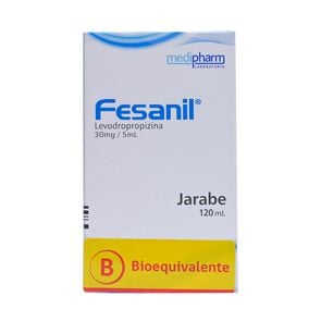 Fesanil Levodropropizina 0,6 g / 100 mL Jarabe 120 mL - Medipharm