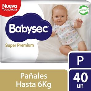 Product image of Pañal Super Premium P x 40 - Babysec