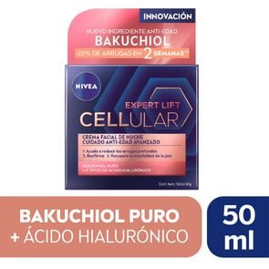 Product image of Crema Facial Hyaluron Cellular Filler Elasticidad & Anti-Gravedad Noche 50 mL - Nivea