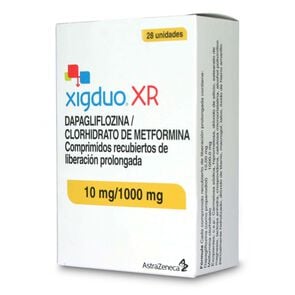 Xigduo XR Dapagliflozina 10 mg 28 Comprimidos - Astrazeneca