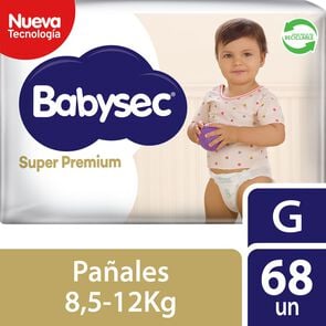 Pañal Super Premium G x 68 - Babysec