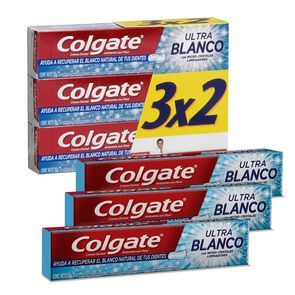 Product image of Crema Dental Colgate Ultra Blanco 90 gr Promo Lleve 3 Pague 2