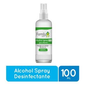 Alcohol Spray Desinfectante 100 mL - Family set