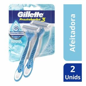 Máquinas afeitar Prestobarba3 Cool 2 Unidades - Gillette