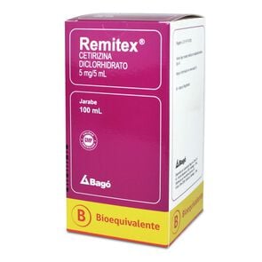 Remitex Cetirizina 5 mg/5mL Jarabe 100 mL - Bago