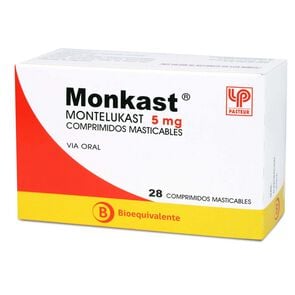 Monkast Montelukast 5 mg 28 Comprimidos Masticables - Pasteur