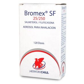 Bromex Sf Salmeterol 25 mcg / DS Inhalador Bucal 120 Dosis - Laboratorio chile