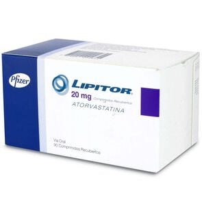 Lipitor Atorvastatina 20 mg 90 Comprimidos Recubierto - Pfizer