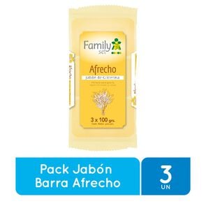 Product image of Jabón Barra Afrecho 100 grs x3 - Family set