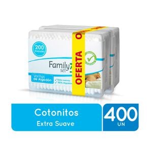 Cotonitos extra suaves 400 unidades - Family set