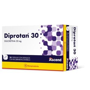 Diprotan Duloxetina 30 mg 30 Cápsulas - Ascend