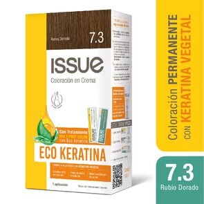 Eco Keratina Kit De Coloración En Crema Tono 7.3 Rubio Dorado - Issue