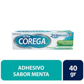 Crema Adhesiva Prótesis Dental Sabor Menta 40 gr - Corega