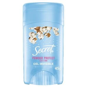 Desodorante Antitranspirante en Gel Powder Protect Cotton 45 g - Secret