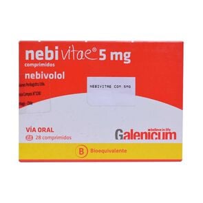 Nebivitae Nebivolol 5 mg 28 Comprimidos - Galenicum