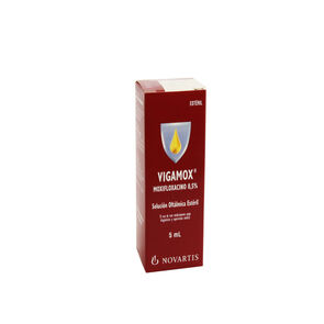 Product image of Vigamox Moxifloxacino 0,5% Solución Oftalmica 5 mL - Sanfer