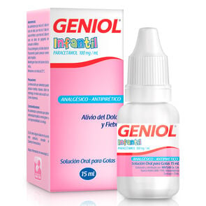 Product image of Geniol Infantil Paracetamol 100 mg/mL Gotas 15 mL - Mintlab