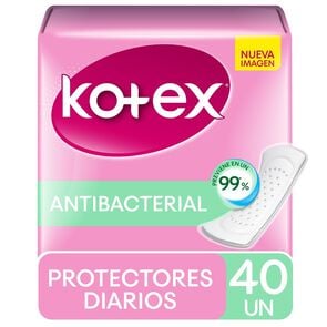 Protector Diario Normal Anti Bacterial 40 Unidads - Kotex