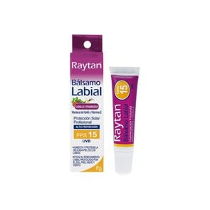 Bálsamo Labial Fps15 Uva Vainilla/Frambuesa Protección Media 8 grs - Raytan