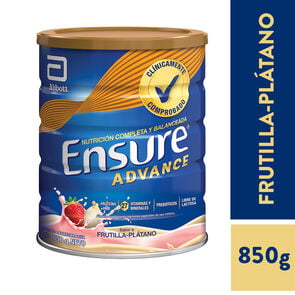 Product image of Advance Alimento En Polvo Frutilla Plátano 850 gr - Ensure