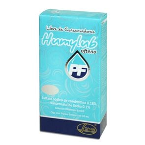 Humylub PF Condroitin Sulfato Sodico/Hialuronato De Sodio Solución Oftálmica 10 mL - Sophia