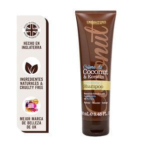 Shampoo Hidratante Creme De Coconut & Keratin Moisturising  250 mL - Creightons