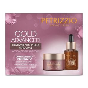 Product image of Tratamiento Antiedad Gold Advanced Crema + Serum - Petrizzio