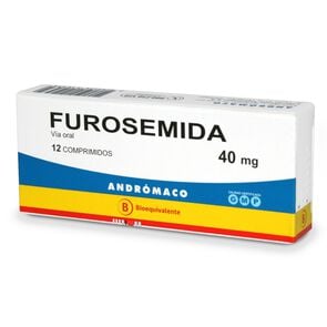 Furosemida 40 mg 12 Comprimidos - Genericos bioequivalentes