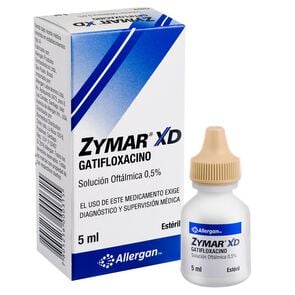 Product image of Zymar XD Gatifloxacino 0,5% Solución Oftálmica 5 mL - Allergan