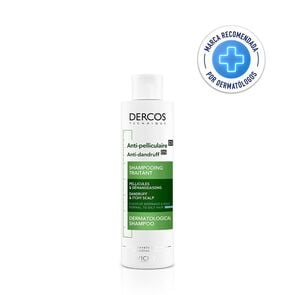 Dercos Shampoo Anticaspa Tec.Microbioma C/Selenio Ds Cabello Normal/Graso 200 mL - Vichy