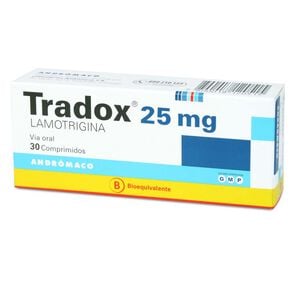 Product image of Tradox Lamotrigina 25 mg 30 Comprimidos - Andromaco etico