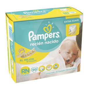 Product image of Recién Nacido Pañales Desechables RN 20 Unidades - Pampers