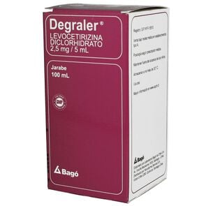 Degraler Levocetirizina 2,5 mg / 5 mL Jarabe 100 mL - Bago