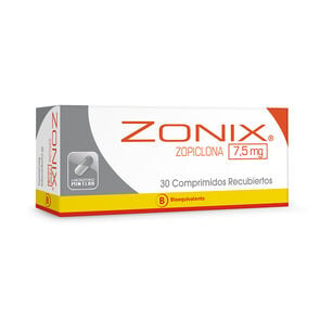 Zonix Zopiclona 7,5 mg 30 Comprimidos Recubiertos - Milab