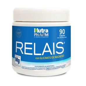 Relais Con Glicinato De Magnesio 90 Cápsulas - Nutrapharm