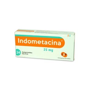 Product image of Indometacina 25 mg 24 Grageas - Farmoquimica