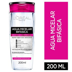 Product image of Agua Micelar Maquillaje Waterproof Hidra-Total 5 200mL - Loreal