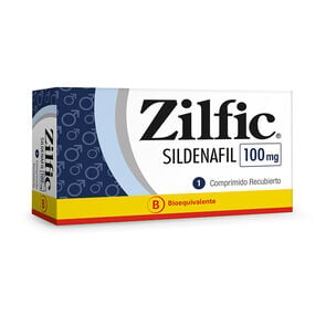 Zilfic Sildenafil 100 mg 1 Comprimido Recubierto - Milab