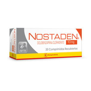 Nostaden Ciclobenzaprina 10 mg 20 Comprimidos - Milab