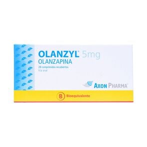 Olanzyl Olanzapina 5 mg 28 Comprimidos - Axon