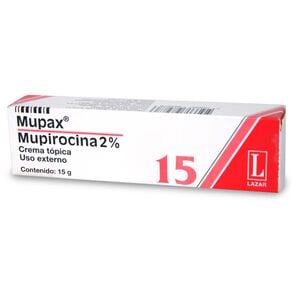 Mupax Mupirocina 2% Crema Tópica 15 gr - Raffo