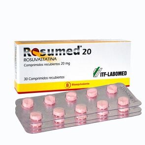 Rosumed Rosuvastatina 20 mg 30 comprimidos recubiertos - Labomed