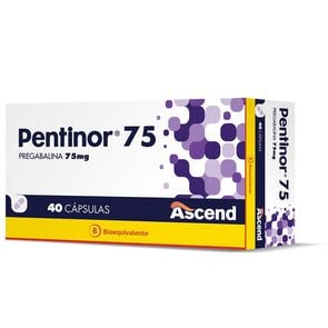 Pentinor Pregabalina 75 mg 40 Cápsulas - Ascend